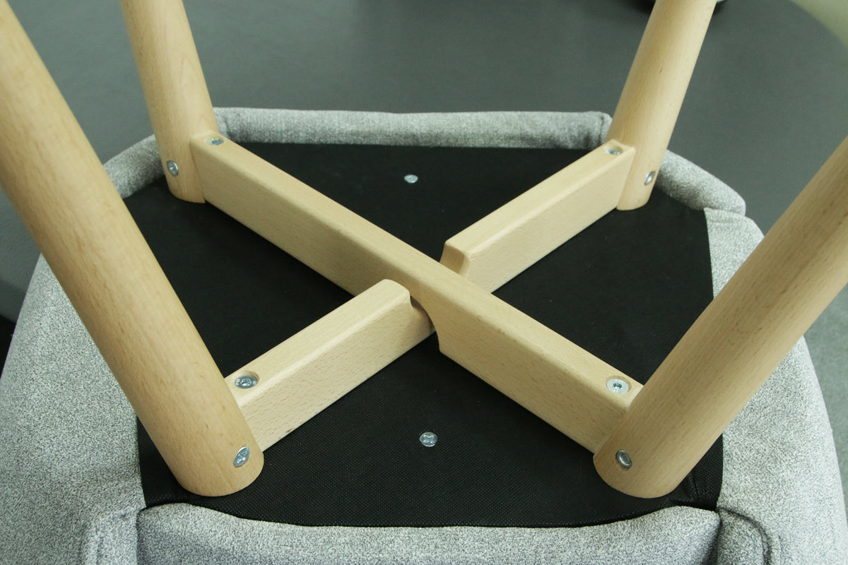 Andre chair wooden legs construction