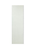 Decorative wall panel with embossed strip wave pattern on a white background