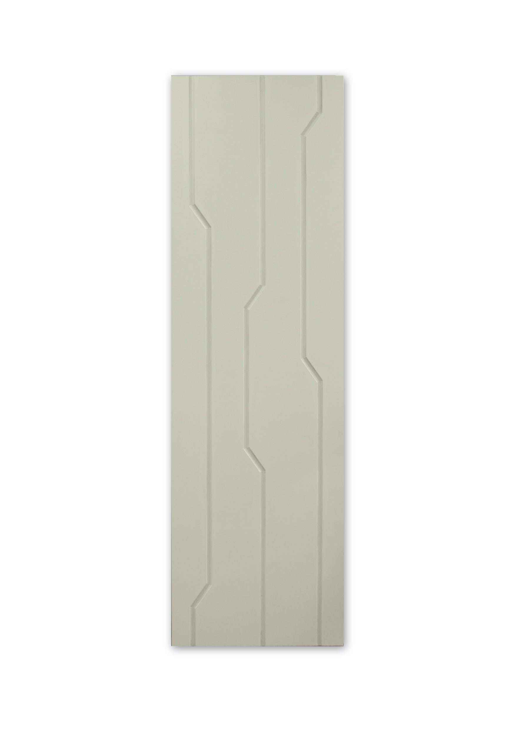 Vertical rectangular decorative panel with geometric pattern on a white background