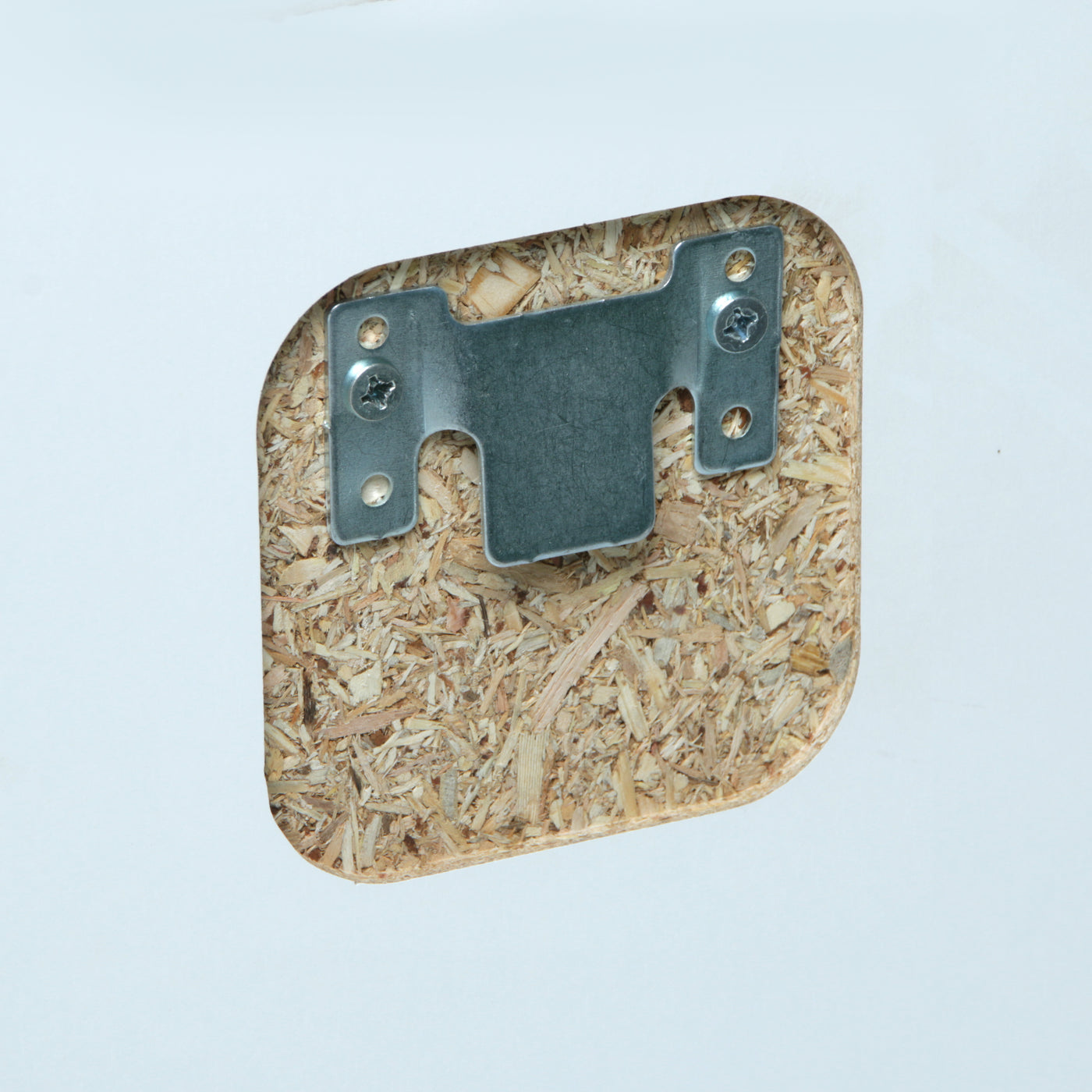 Headboard wall connection - close view