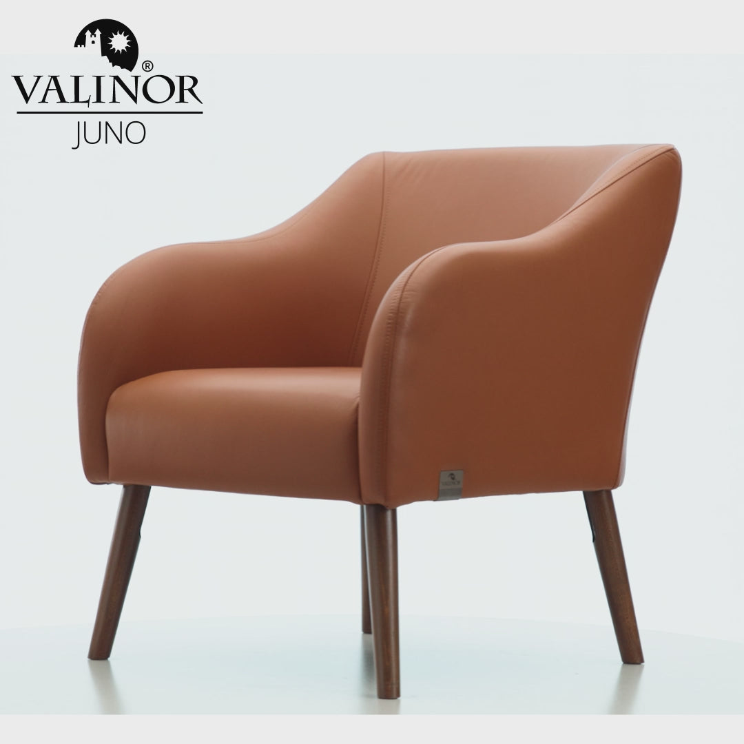 Video of rotating Juno armchair on a white background